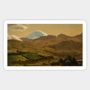 Mount Chimborazo, Ecuador by Frederic Edwin Church Magnet